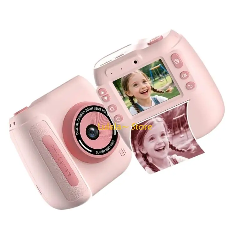 Y4QA Double Camera Kids Video Recorder 1080p เครื่องพิมพ์ภาพถ่ายความละเอียด