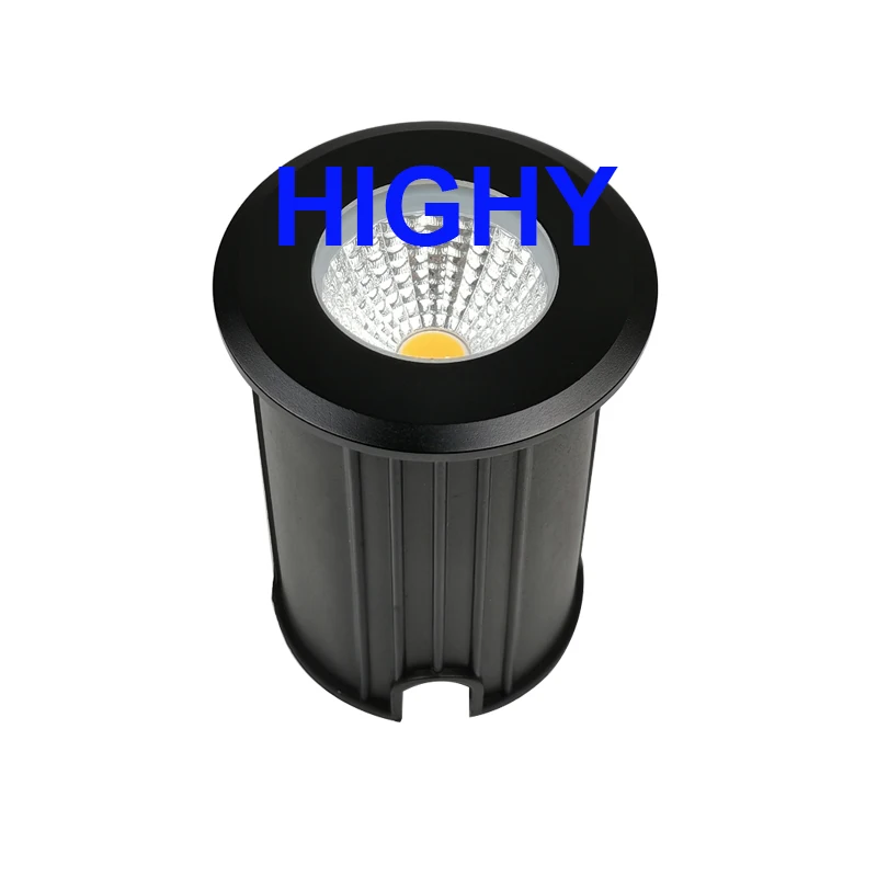 Impermeável LED Jardim Luz, Luz Subterrânea, Recesso Iluminação Inground, ao ar livre, Enterrado Caminho Jardim, 3W, 5W, 10W, IP68, 220V, DC 12V