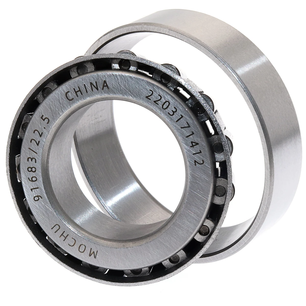 MOCHU 91683/22.5 22.5x41x12.5 41x22.5x12.5 91683 Tapered Roller Bearing Motorcycle Support Bearing Cone + Cup Single Row