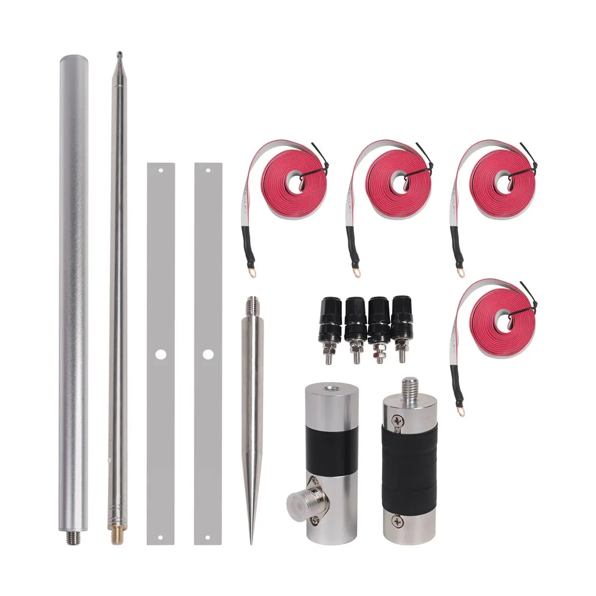 T35C GPTWO-PRO Portable HF Antenna, 7-54MHz Shortwave GP Antenna for Outdoor Amateur Radio, High-Performance HF Radio Antenna