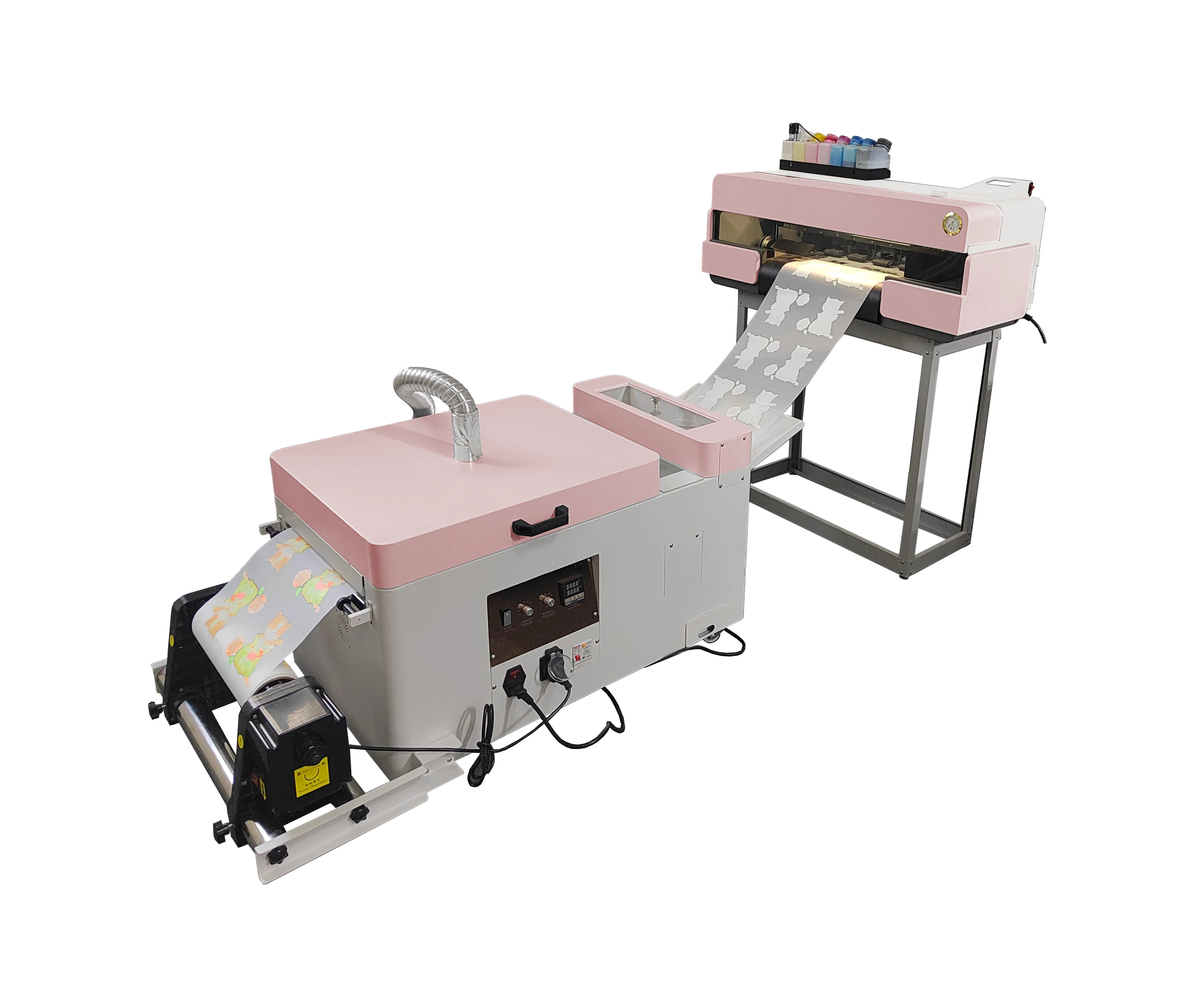2026 High Quality I1600 DTF Printer Machine for Direct to Film Printing with 2 Print Heads UV Ink Shaker Dryer Logo