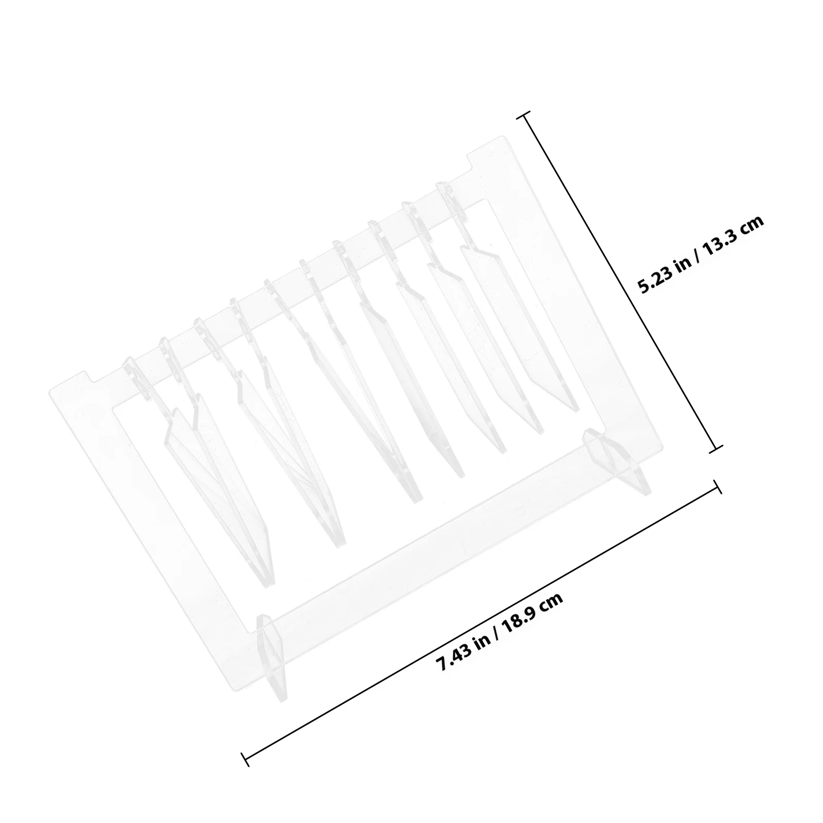 1Set Manicure Display Frame Chique Stijl Uiterlijk Professioneel Gereedschap Nail Art Schoolbenodigdheden Nagel Organisator Manicure Benodigdheden