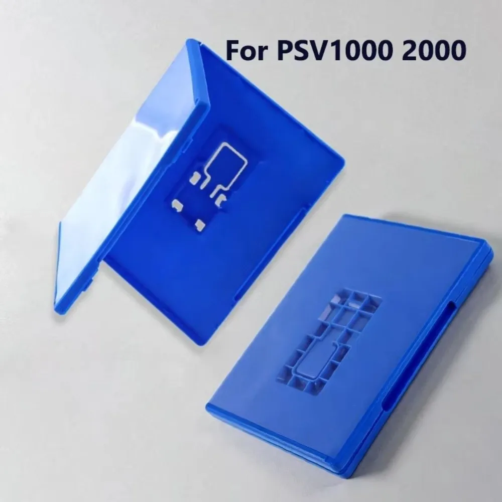 Portable Clear/Blue UMD Game Storage Case Plastic Replacement Game Box Holder Shell Box For PSP 1000/2000/3000 & PSV 1000/2000