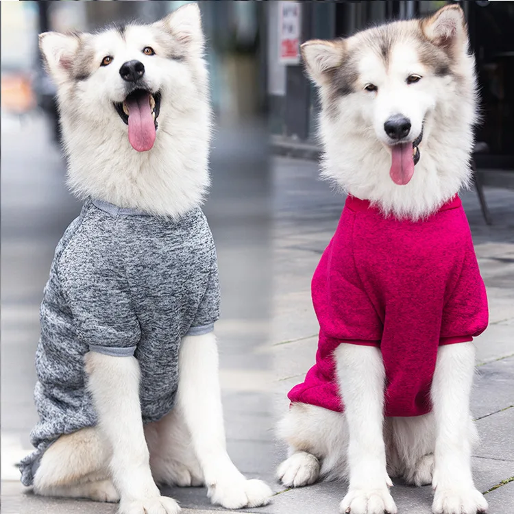 

3XL-9XL Dog Sweatshirts For Medium and Large Pet Golden Satsuma Huskies Border Collies Autumn Winter Clothes Pet Supplies Clothi