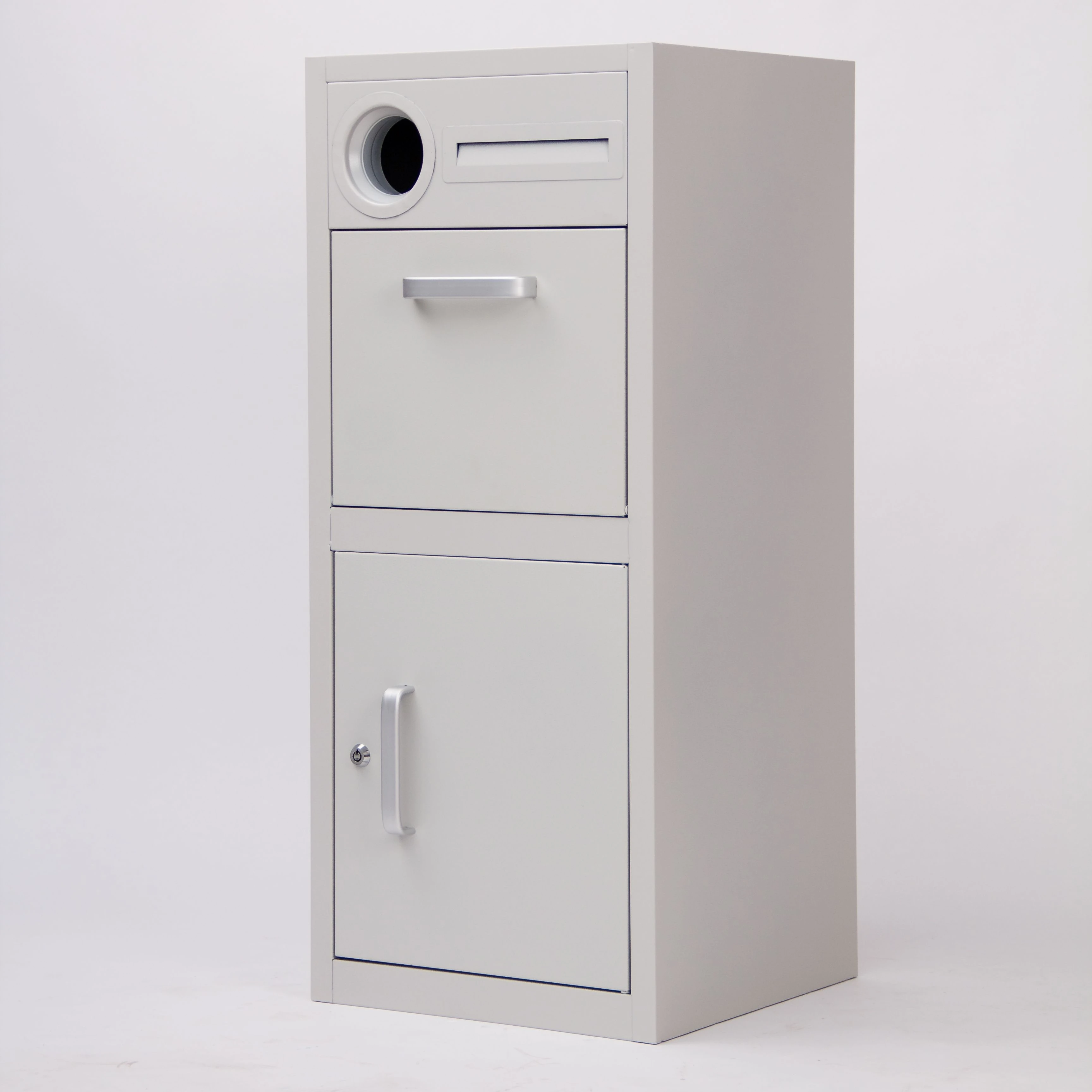 Large Lockable Strong Anti-rust Parcel Delivery Mailbox Secure Container Courier Package Parcel Box