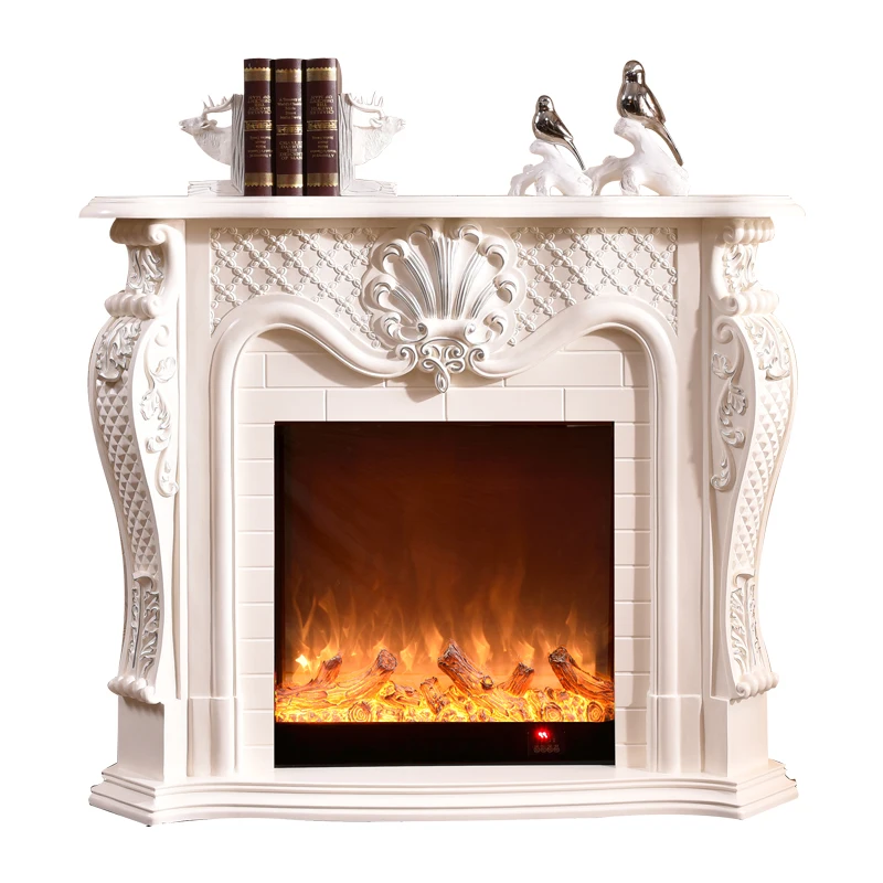 Simulation Flame Electronic Fireplace European Classical Decoration Commercial Cafe Home Living Room 1.2m 47.24 Inch