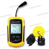 LUCKY FF1108-1 Portable Fish Finder Ice Fishing Sonar Sounder Alarm Transducer Fishfinder 0.7-100m Fishing Echo Sounder