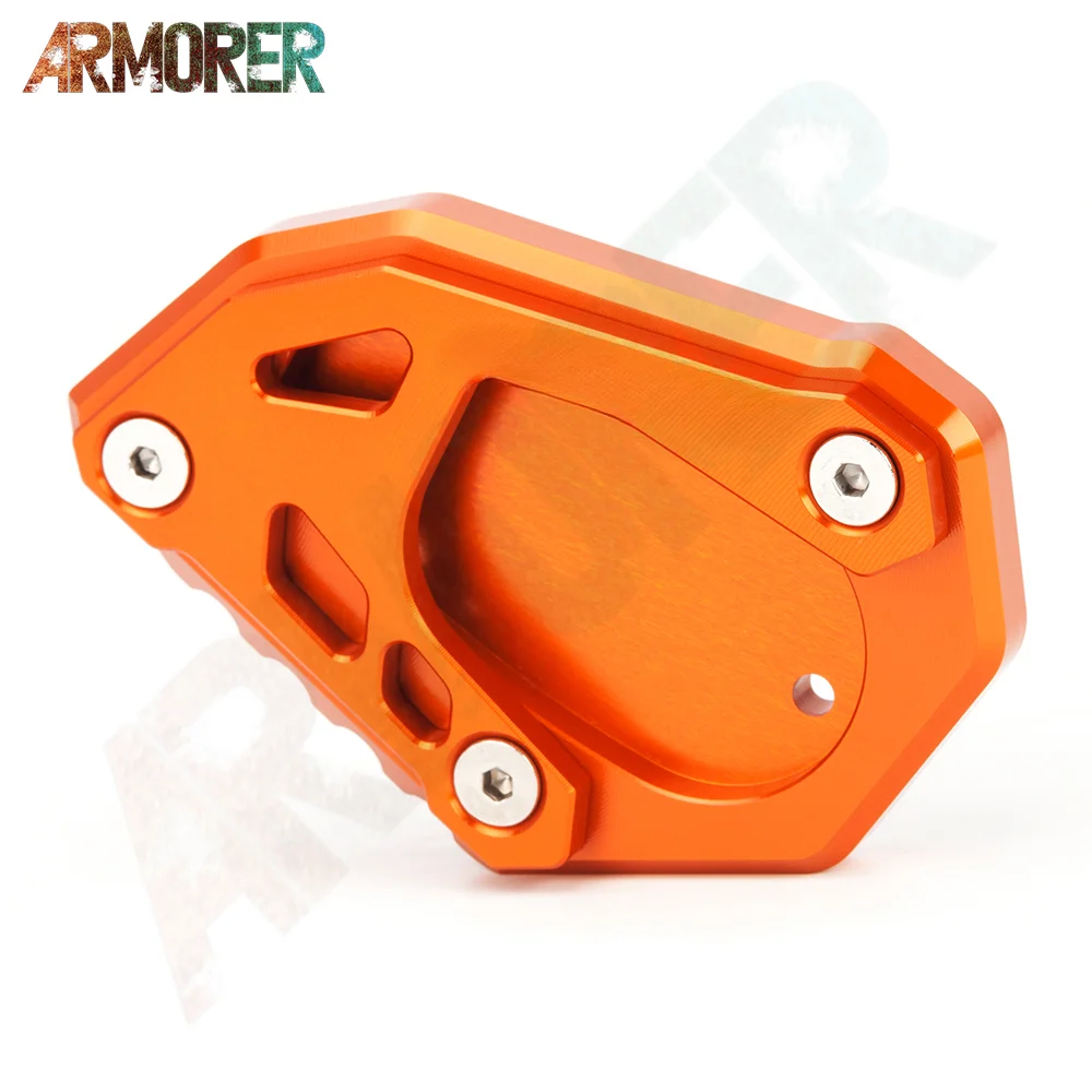 Para ktm 390 aventura 390 adv 390adv 390 aventura 2020 2021 2022 2023 acessórios da motocicleta kickstand suporte lateral almofada de extensão