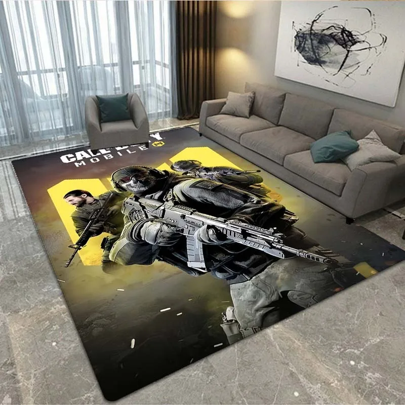 

Call of Duty game COD player area carpet living room bedroom sofa door mat decorative carpet children's game non-slip floor mat