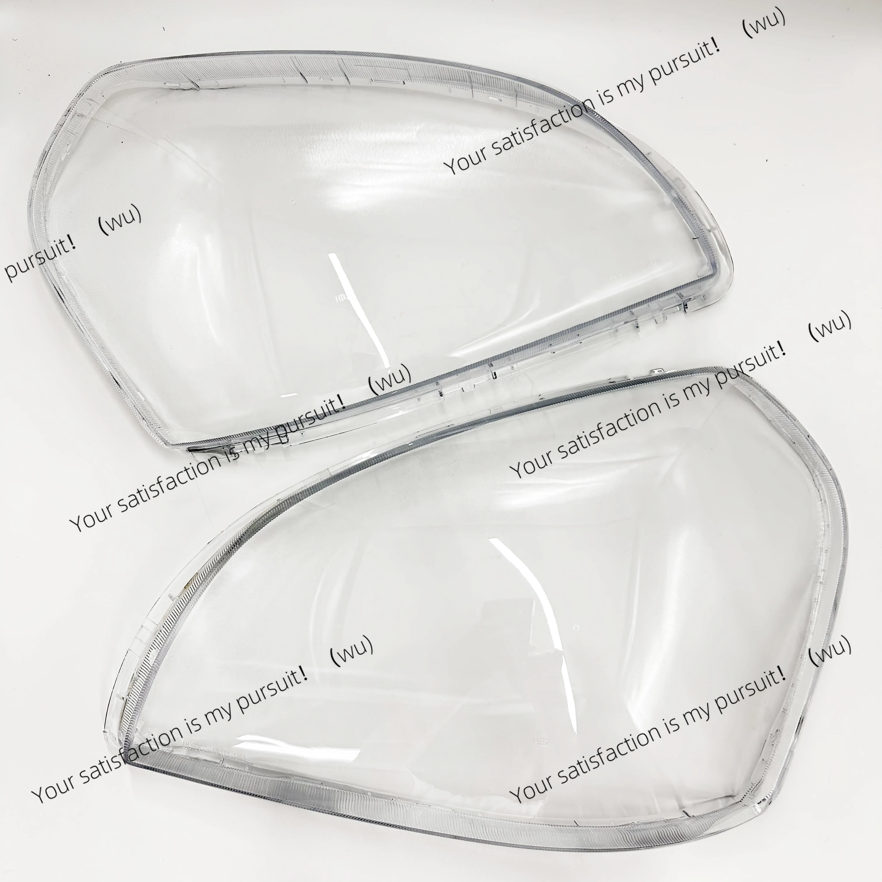 2Pcs Car Headlight Left+Right Headlamp Clear Lens Cover For HYUNDAI TUCSON 2005 2006 2007 2008 2009 Headlight Lens Cover