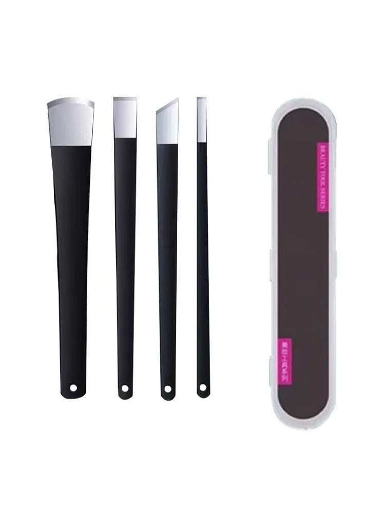 Wholesale 4Pcs Pedicure Set Nail Trimming Tools Callus Remover Corn Cutter Dead Skin Scraper Trimmer Blades for Torn Nail Care