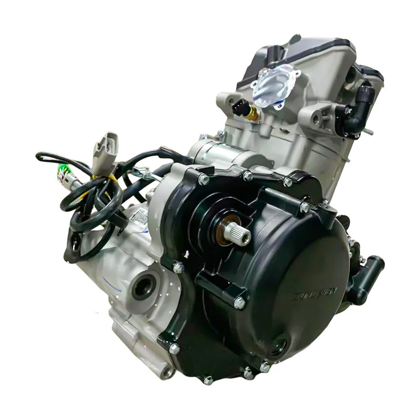 EFI Zongshen 450cc مجموعة محرك الدراجة النارية 4 صمام 4 السكتة الدماغية محرك Zs194MQ محركات الدراجات النارية 450cc