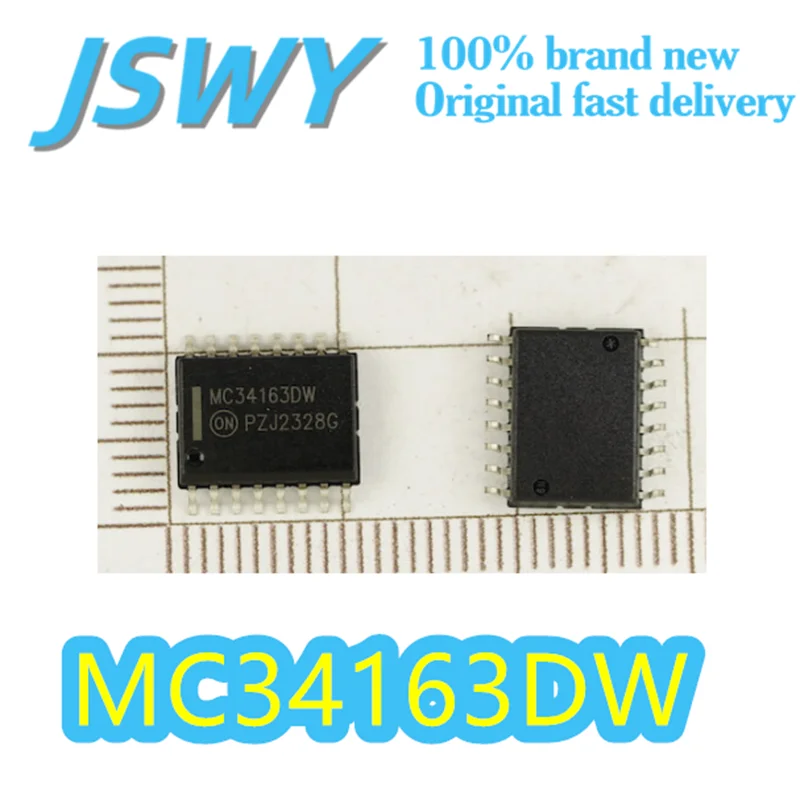 

(10/50 pieces) MC34163DW MC34163 Original DC-DC switching regulator chip SOIC-16 package Boost/Buck Electronics Spot speed