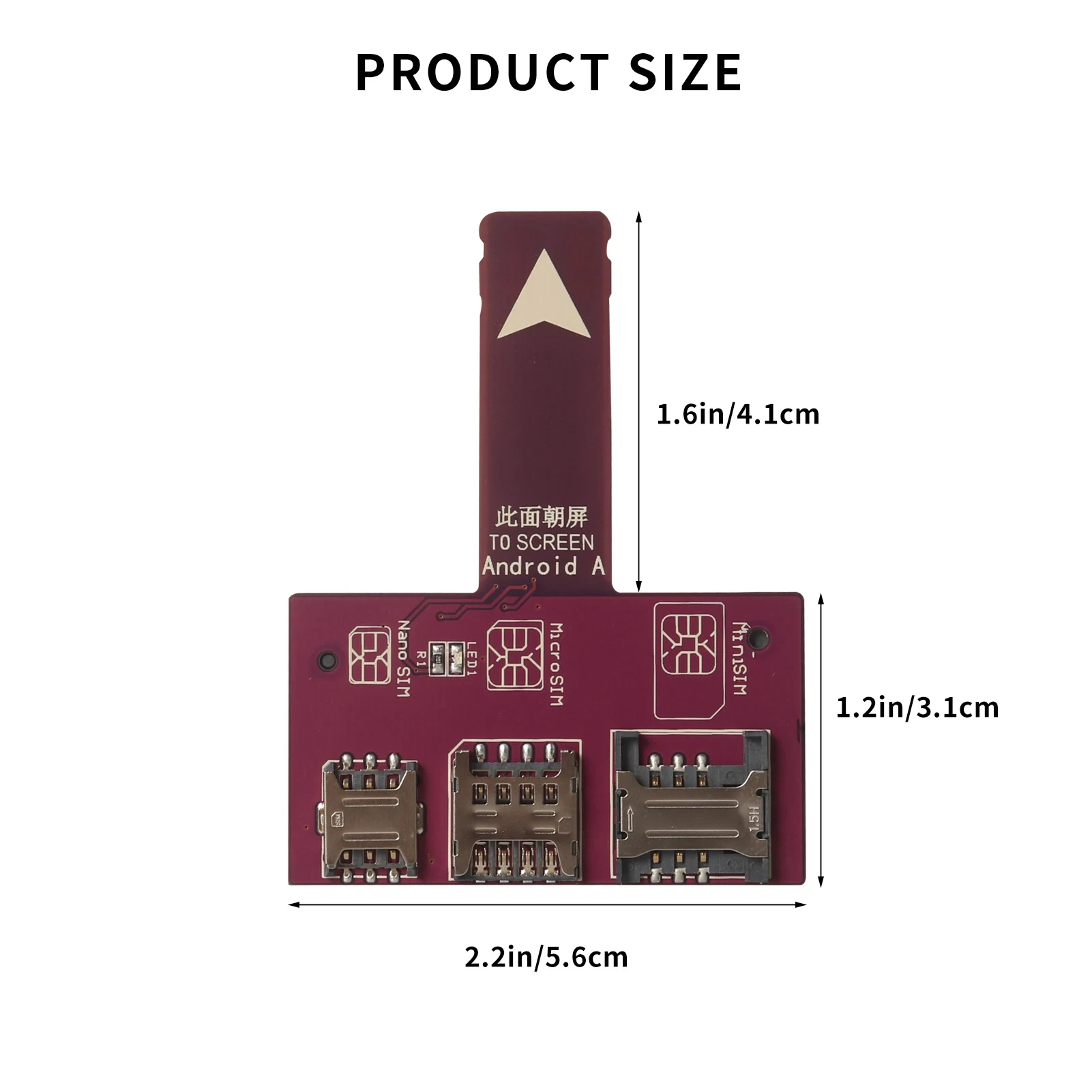 آيفون بطاقة SIM 4in1 فتحة للبطاقات الخارجية محول سريع بطاقة مبدل آيفون قارئ بطاقات SIM حامل إعادة التمهيد المجاني نانو #6