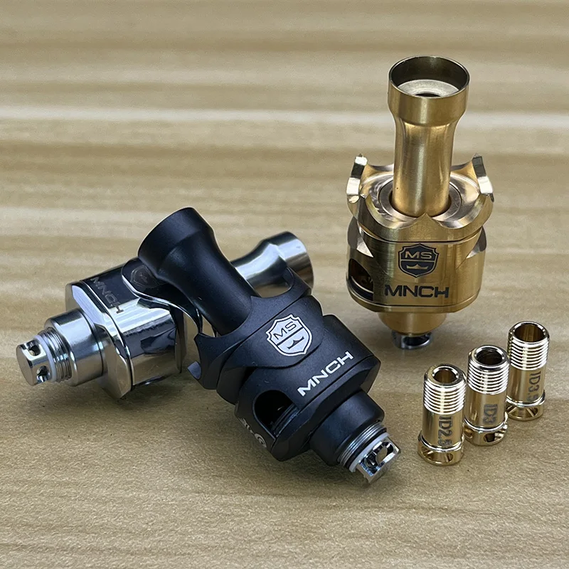 YFTK Monarchy MOBB MS RBA Scepter Style RBA Bridge 316SS Billet BB Boro Tank Vape Mod 4 2.5/3/3.5/4 replacement coil - gallery image 3