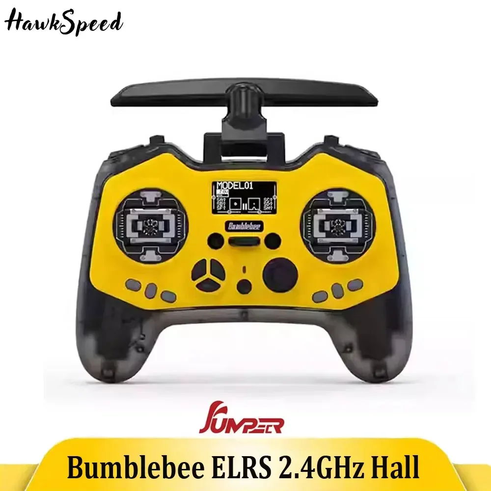 Bumblebee Remote Controller ELRS 2.4G Hall Sensor Gimbals Built-in 1000mW ELRS Radio Transmitter For RC FPV Racing Drone Jumper