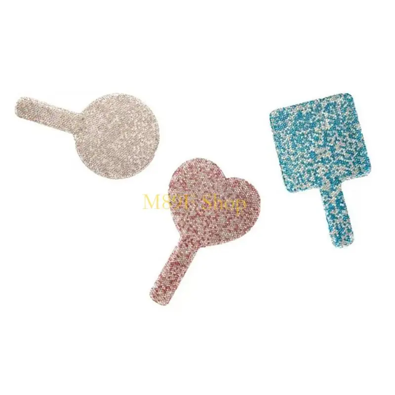 M89F Kim cương trang điểm Gương hoa mỹ Vanity gương cầm tay Gương cầm tay