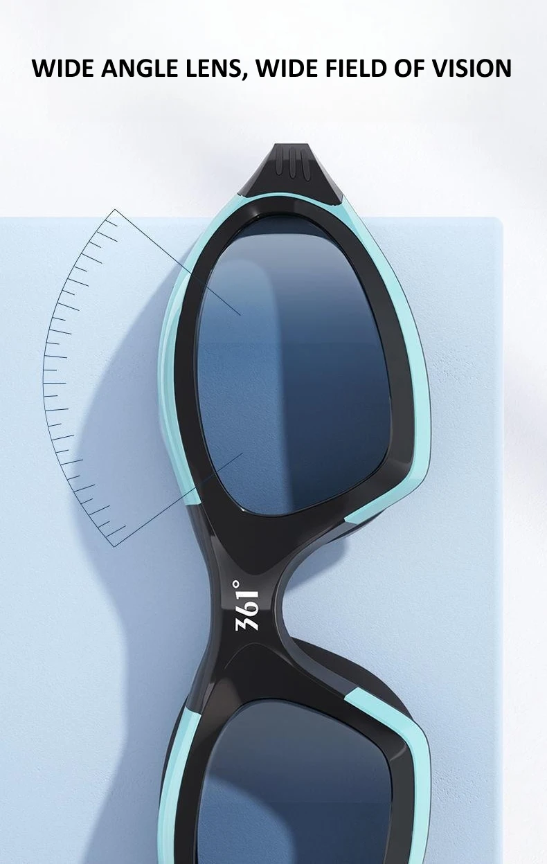 Professionelle Schwimmbrille, HD, wasserdicht, beschlagfrei, Silikon-Schwimmkappe, Wassersport-Ausrüstung für Männer und Frauen – Detail 5