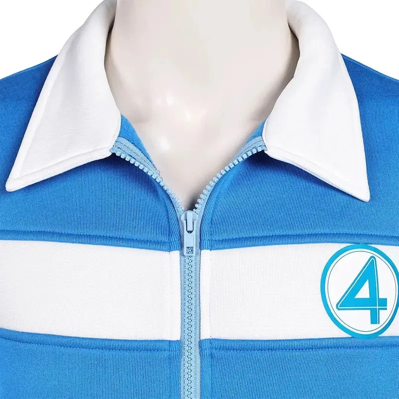 

Cy2025 фильм, 4 шт., фантастическая вещь, синее пальто для косплея, мужское повседневное спортивное пальто для ролевых игр, наряды для карнавальной вечеринки на Хэллоуин