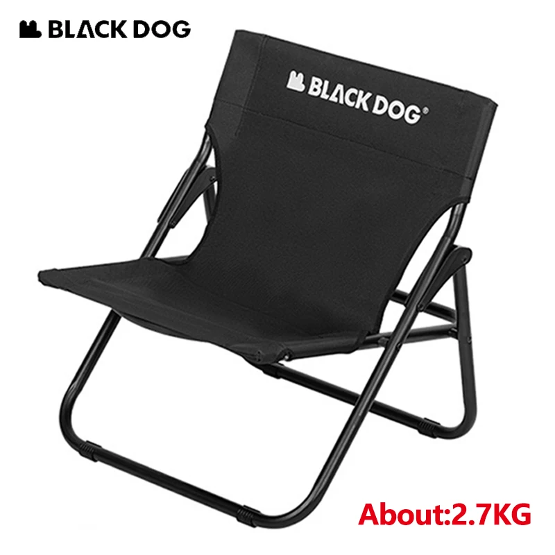 Naturehike BLACKDOG Folding Chair 600D Oxford Cloth Carbon Steel Bearing 120kg Camping Outdoor Picnic Beach Moon Chairs Portable