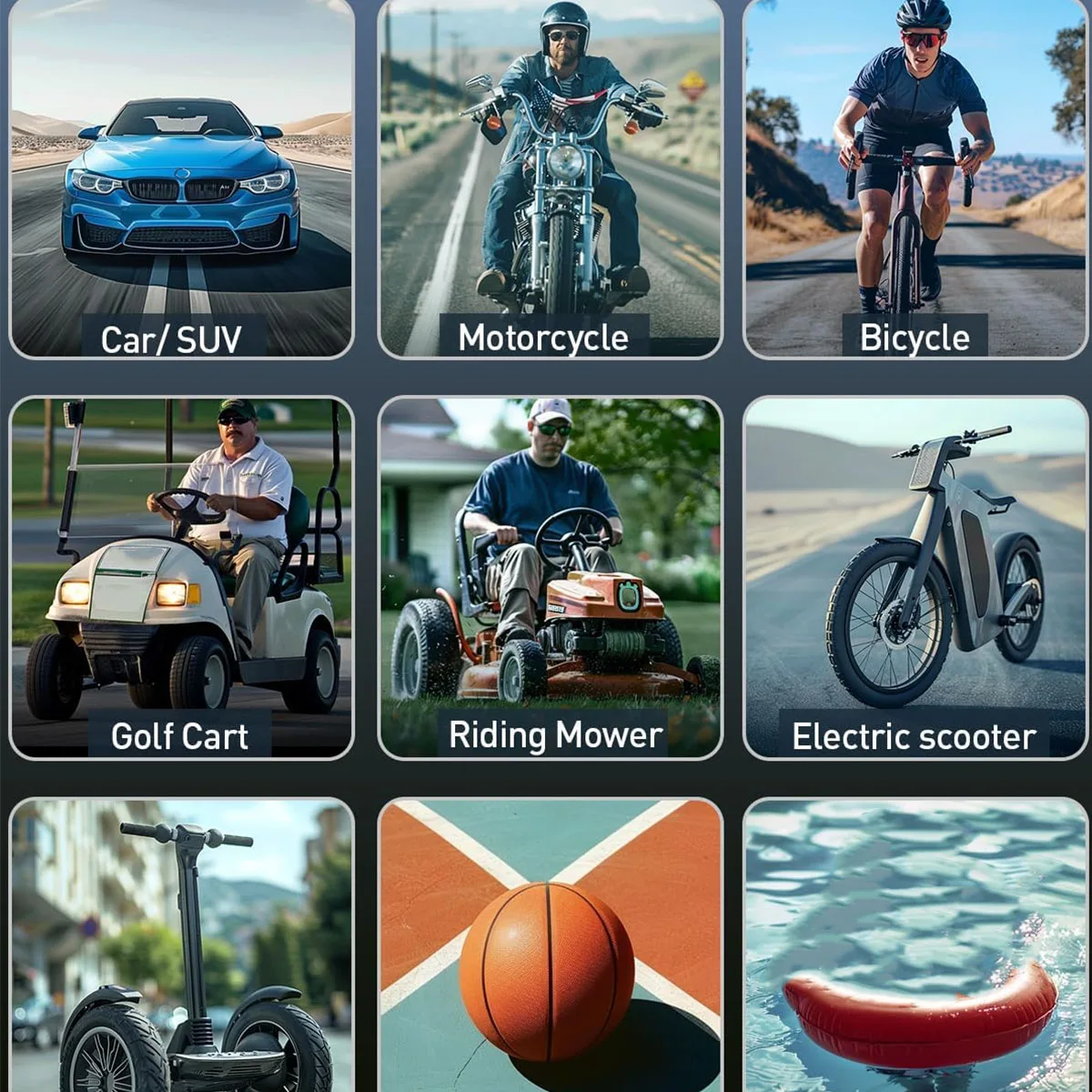 Reifenfüllpumpe, Auto-Luftkompressor, Mikro-Auto-Luftpumpe, digitaler Luftkompressor für Autos, Motorräder, Fahrräder