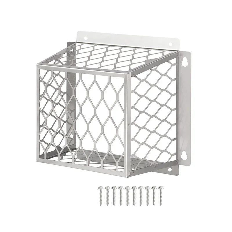 Stainless steel dryer exhaust shield, dryer vent anti-bird cover, suitable for 3-4in universal exhaust cover