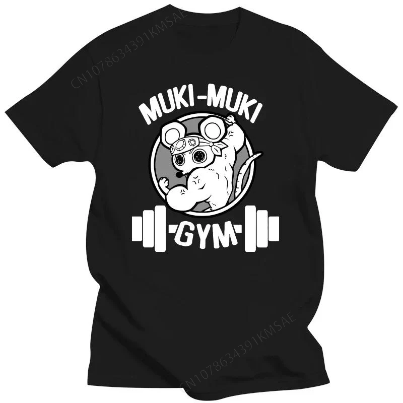 Anime Dem Slayeerr Uzui Tengen Print T-shirts Funny Nainaja Mice Muki Muki Gym T Shirt Muscular Mouse Oversized T-shirt Unisex