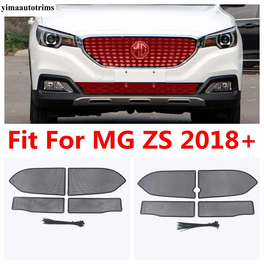 

Car Front Grille Insect Net Insert Screening Mesh Protection Cover Trim Decoration Accessories Exterior For MG ZS 2018 - 2023