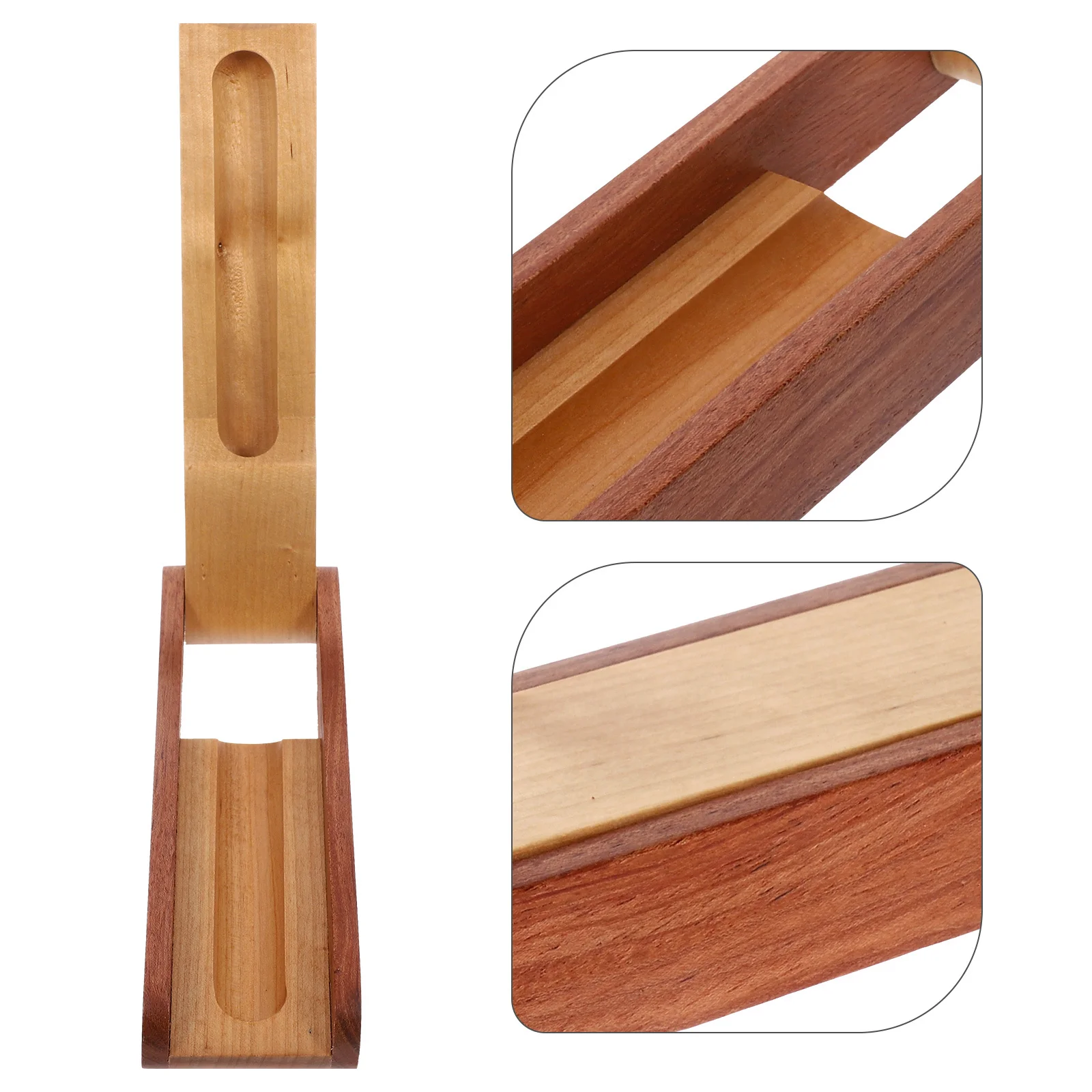 

Gift Pencil Box Wooden Pen Case for Adults Wear-Resistant Portable Organizer Single Pen Holder Empty Display Storage