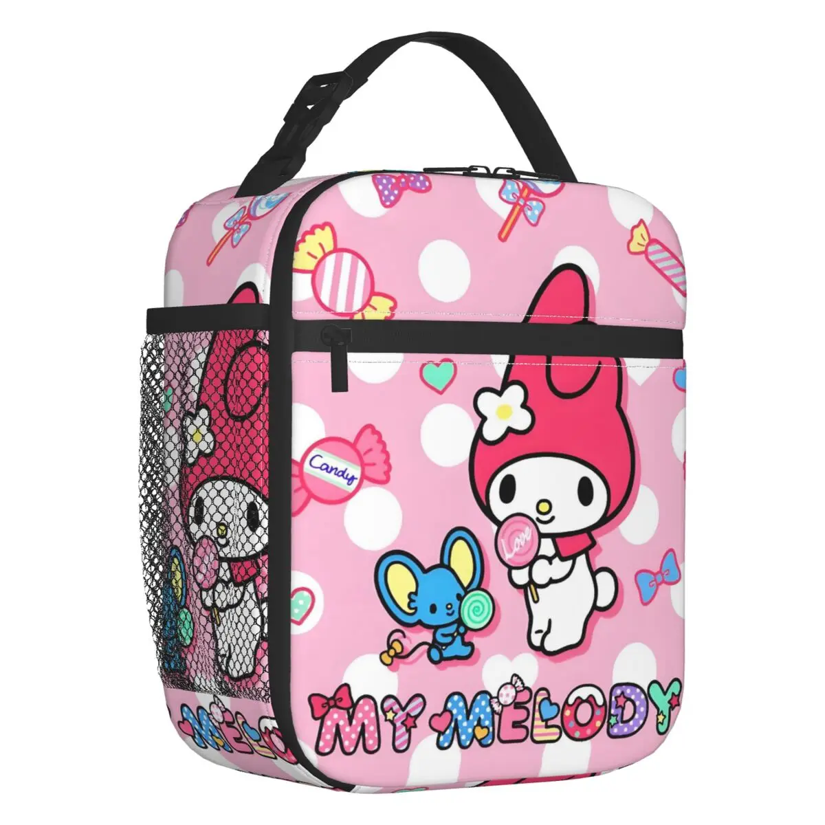 

Custom Melody Cartoon Movie Lunch Bag Warm Cooler Fashion Film Insulated Lunch Boxes for Student School