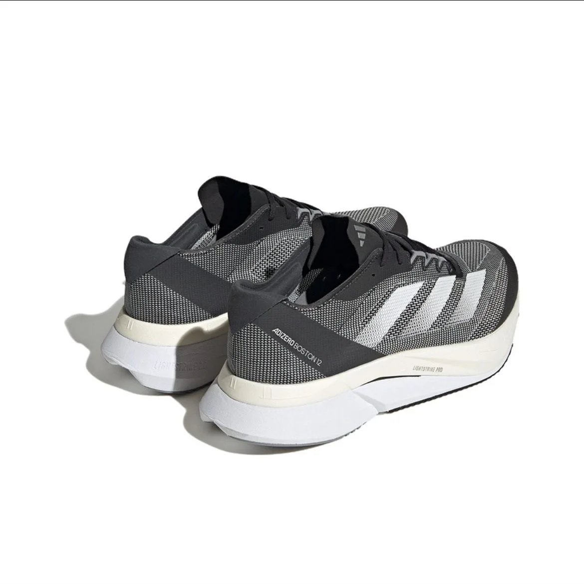 Adidas Original Adizero Boston 12 Low Top Men's and Women's Running Shock Absorbing and Slip Resistant Sneakers