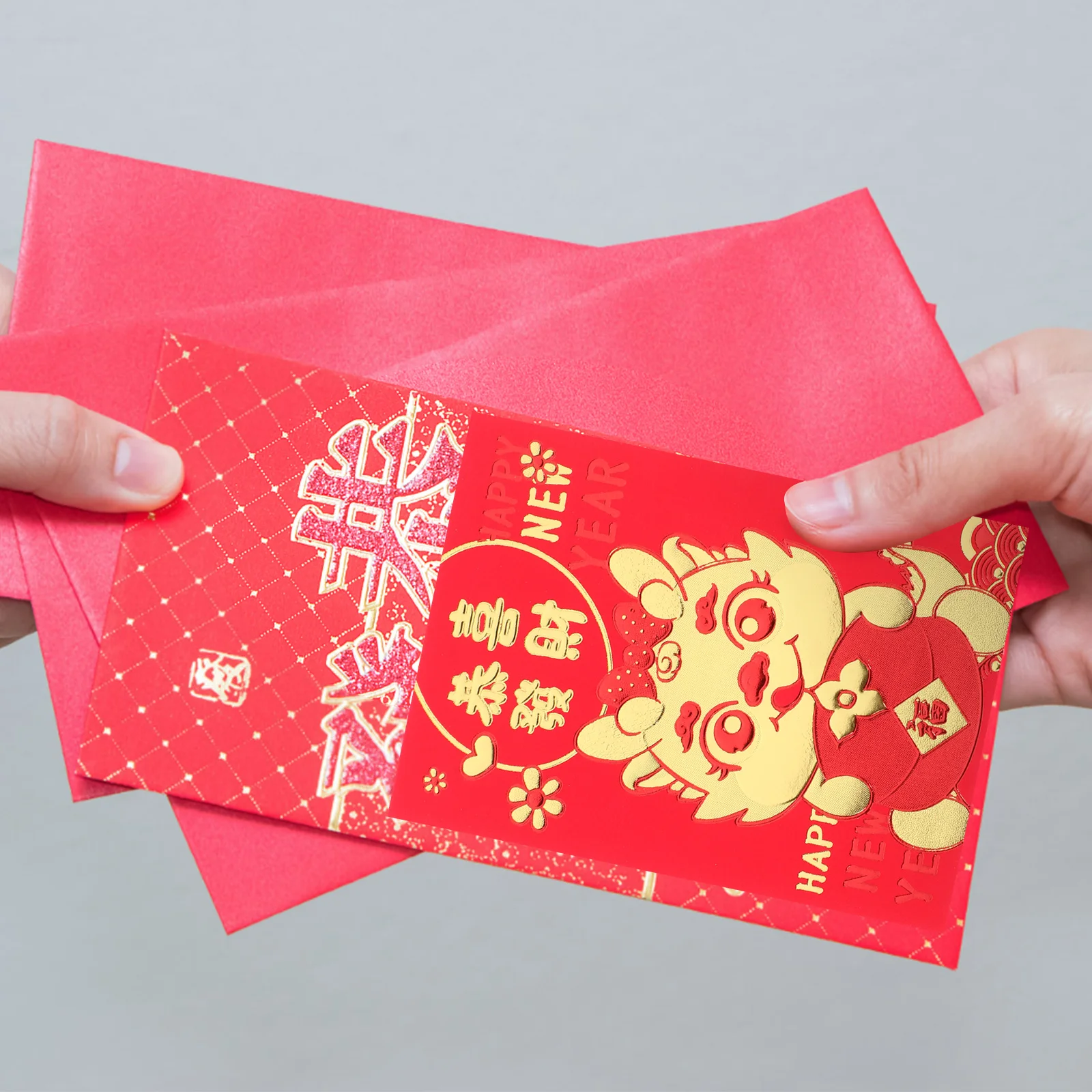 

30 Pcs Paper Red Envelopes Chinese Money Spring Festival Gift New Year Packet Year's