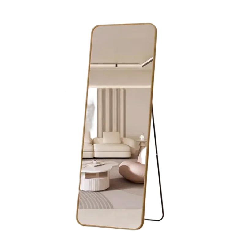 Espejo De Pared para dormitorio, arte nórdico cuadrado, espejo De cuerpo completo, estético De lujo, moderno, Espejos Decorativos De Pared, Espejos decorativos