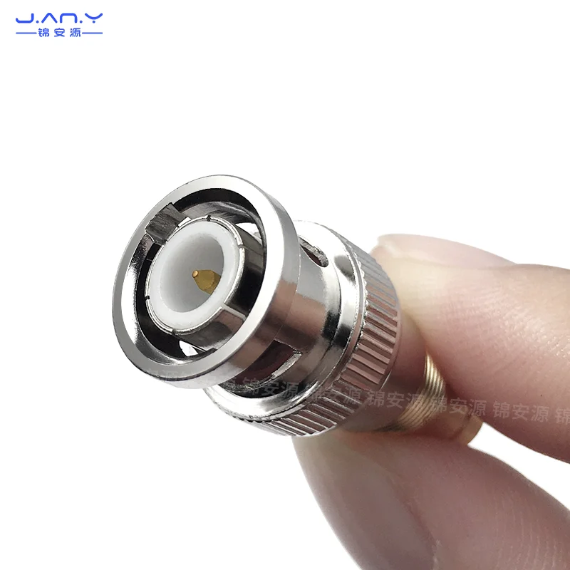 محول BNC ذكر إلى L9 أنثى، كابل 2 متر ثنائي ميجابت، محول فيديو طرفي L9 BNC/Q9 RF، موصل BNC/L9-JK #6