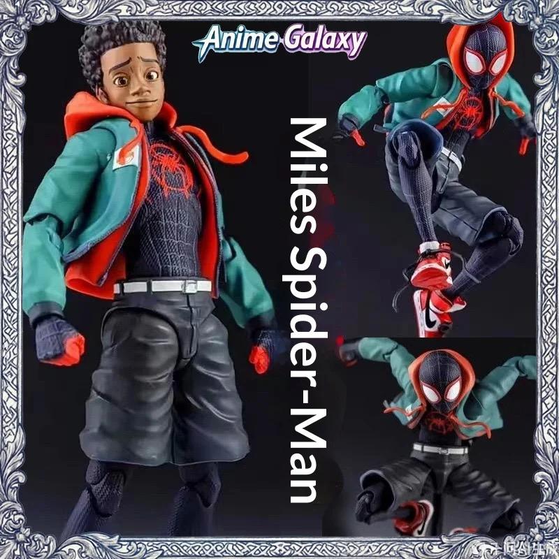 

Коллекционная фигурка Майлза Моралеса (Человек-паук: Через вселенные) 17 см, суперподвижная, для взрослых коллекционеров, украшение для рабочего стола