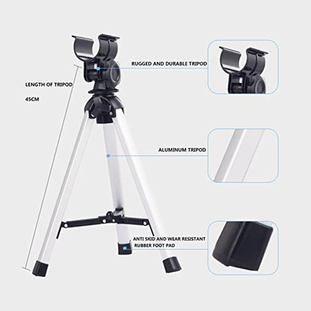 Astronomical Telescope with Two Eyepieces All-optic Glass for Star Watchers Beginners