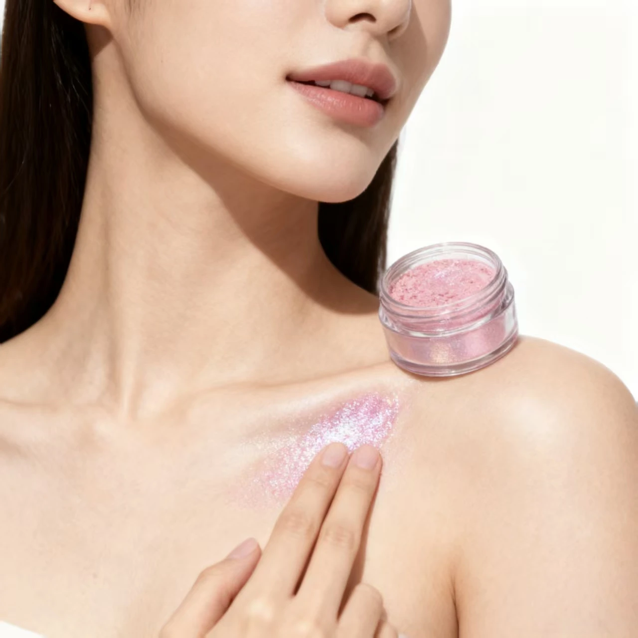 جليتر تفتيح، جليتر عالي اللمعان للجسم، لامع للعين، مناسب للنساء، مستلزمات العطلات