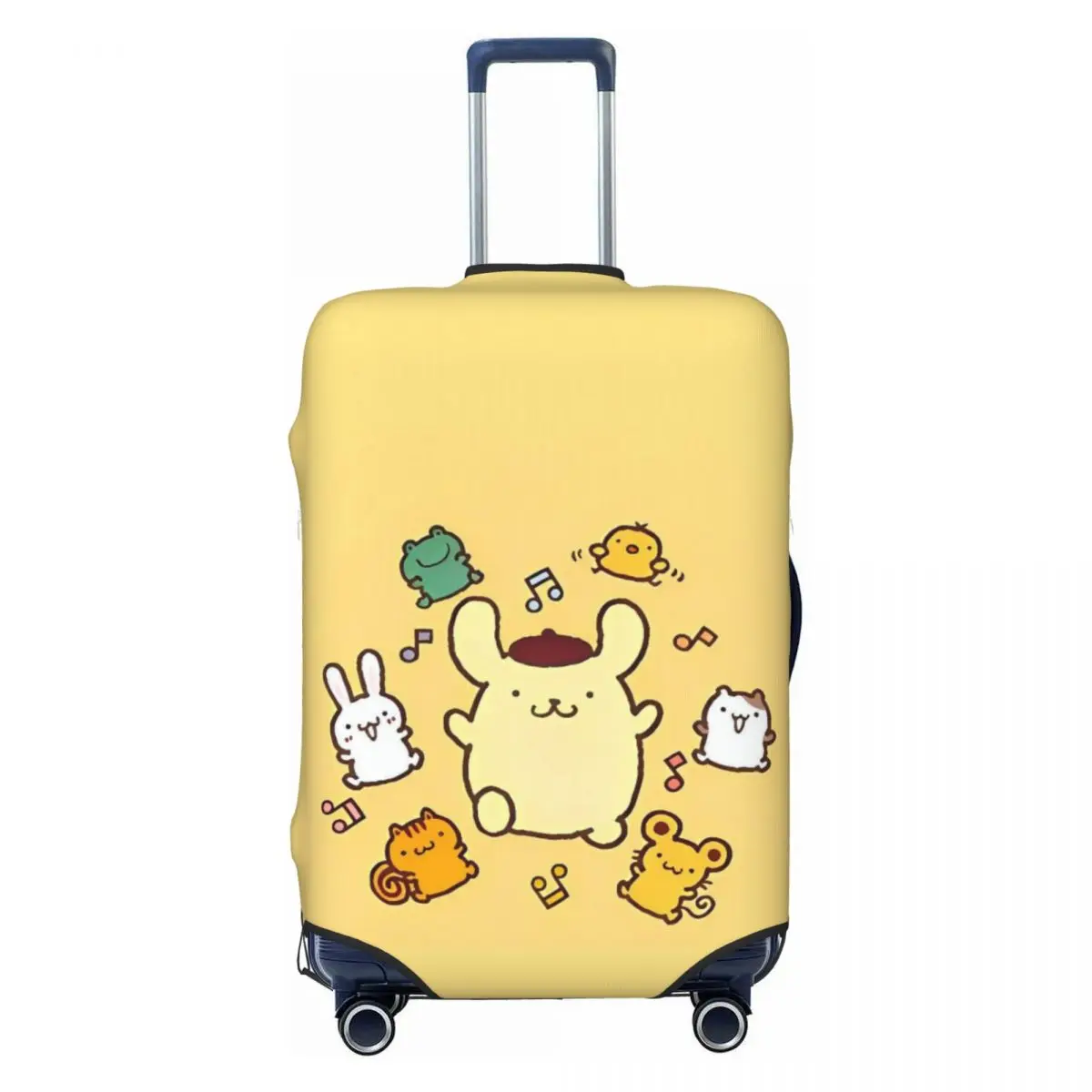 

Мультфильм Pom Pom Purin плакат чехол для чемодана полет путешествия забавные аксессуары для багажа протектор