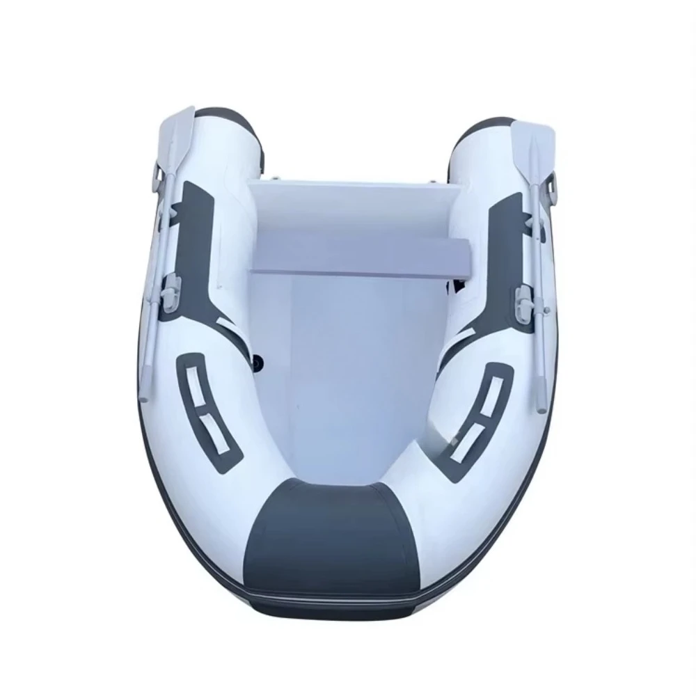 (CE) China PVC 11ft Inflatable Float Boat Hard Bottom Aluminium Rib Boat for Fishing
