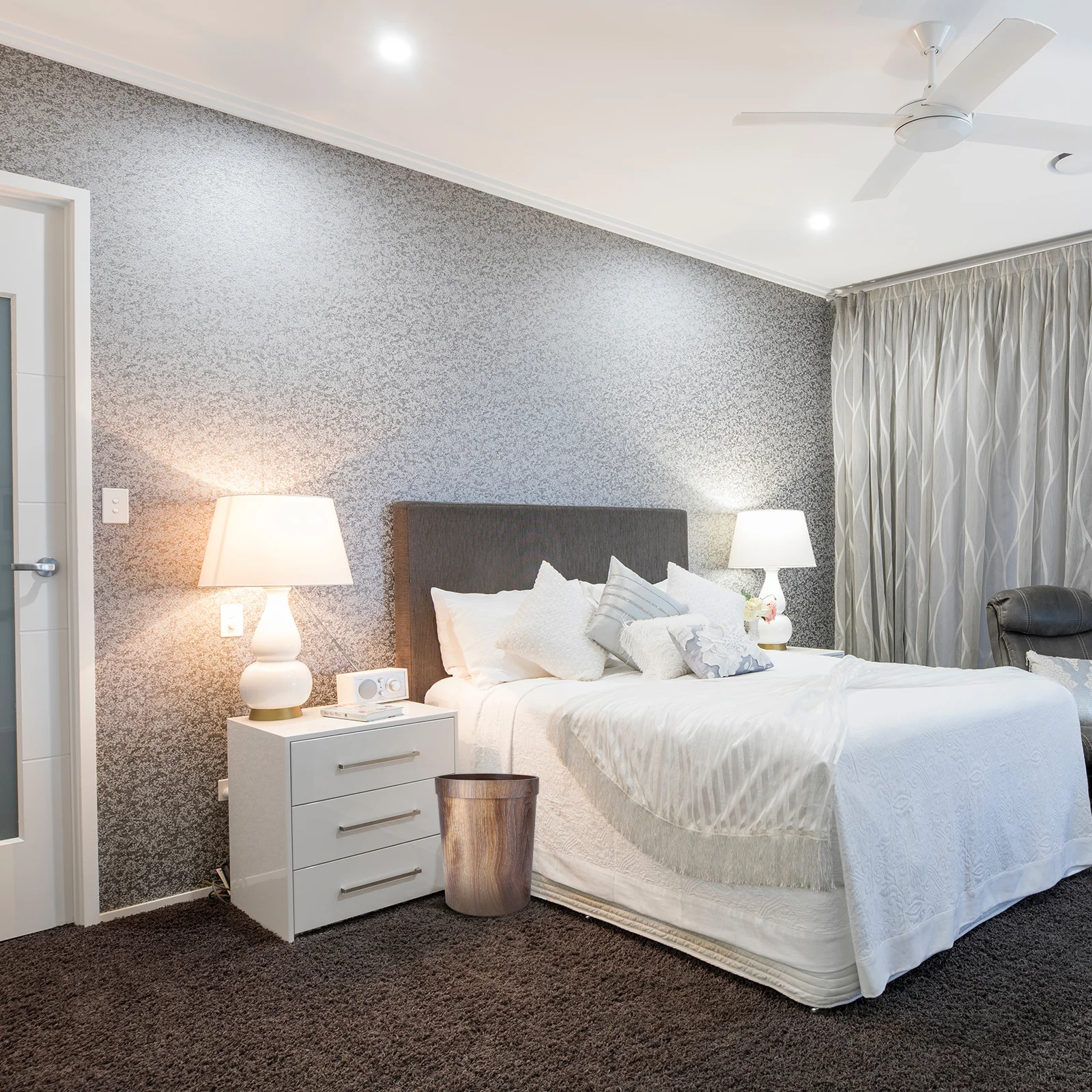 

Retro Trash Can Vintage Style Bathroom Bedroom Kitchen Office Garbage Bin Wastebasket Pp Plastic Container