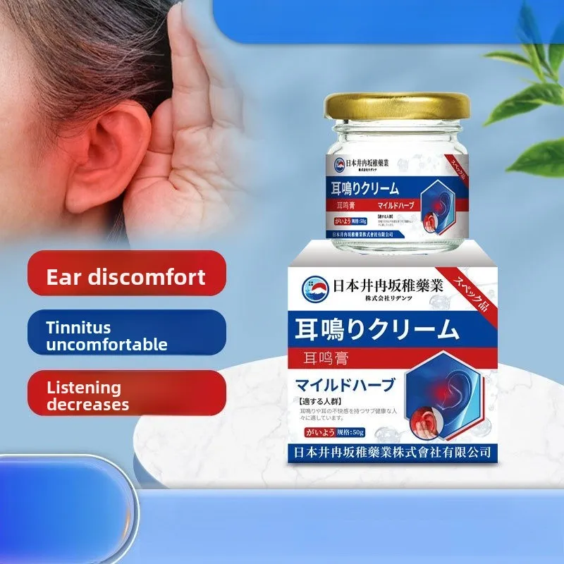 

Tinnitus Relief Cream - Soothes Ringing, Buzzing & Ear Pressure. Neurological Support with Acupressure Therapy.