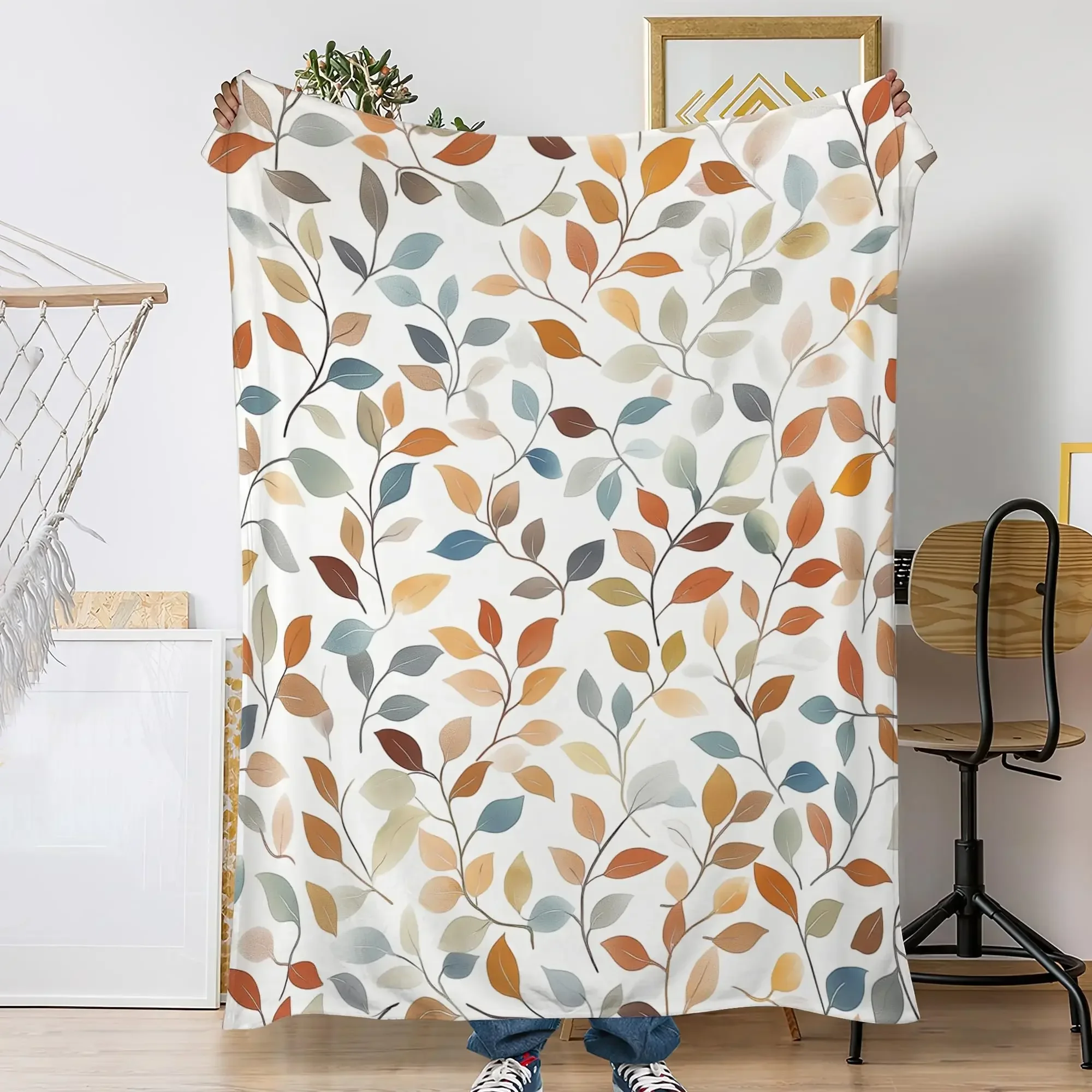 Printed Throw Blanket For Bed Sofa Cozy Soft Bedspread Couch Blanket Home Decor Gift Blanket Warm Quilt Travel Bedding