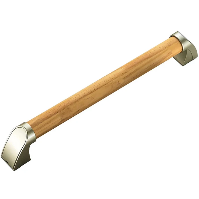 

Anti Slip Shower Grab Bar Handle, 34cm, 44cm, Wood Bathroom Grab Bar, Bathroom Balance Bar,Safety Hand Rail Support for Elderly