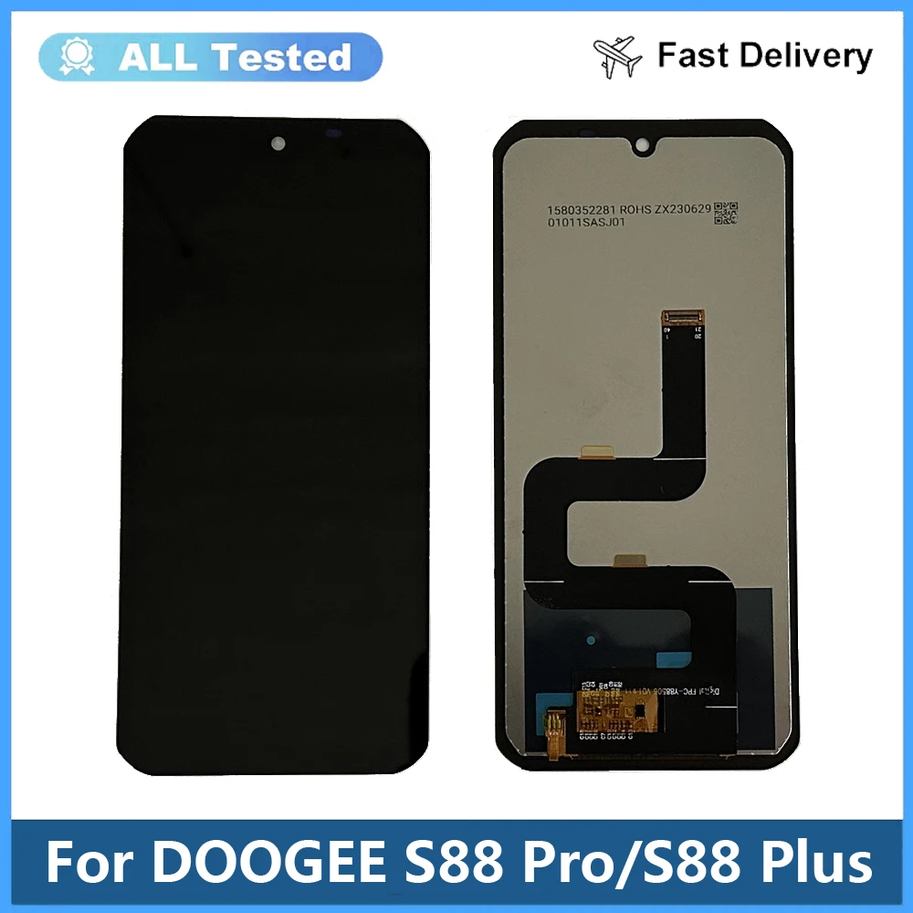 

6,3-дюймовый ЖК-дисплей DOOGEE S88 Pro, дигитайзер в сборе + сенсорный экран для DOOGEE S88 PLUS, ремонт ЖК-дисплея с сенсором + инструменты