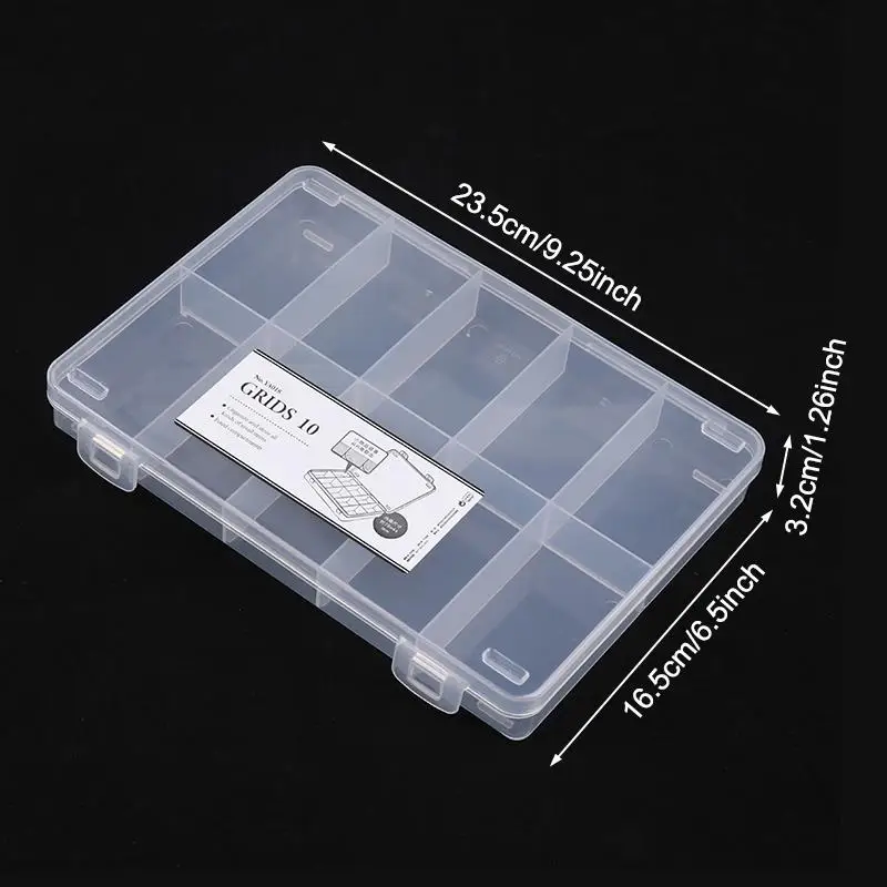 

NEW Car Model Storage Box 10 Grids Boys Toy Dustproof Organizer Case For Diecast Vehicles And Models