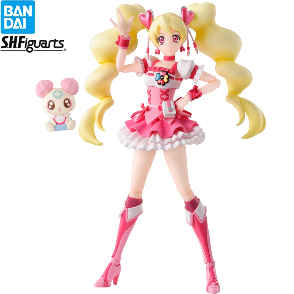 

BANDAI S.H.Figuarts Fresh Pretty Cure! Momozono Love 1/12 Action Doll Model Toy Origina Collectible Anime Figure 13.5cm