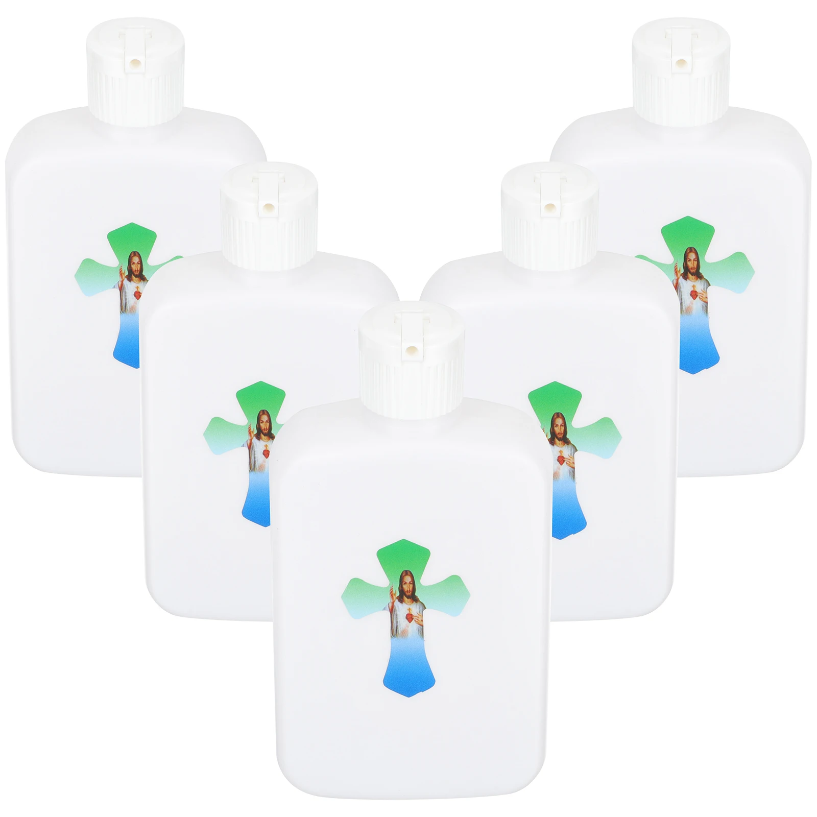 

6 Pcs Holy Water Bottle Catholic Tiny Decorative Filling Refillable Wedding Christian Party Favor Small Bottles Home Vase