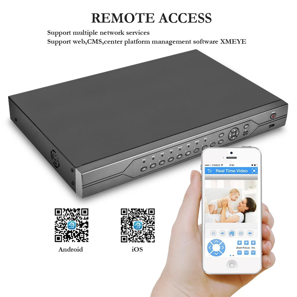 AZHSHN 16CH POE NVR Kit Outdoor 5MP H.265+ Face Recognition Waterproof Video Surveillance Camera