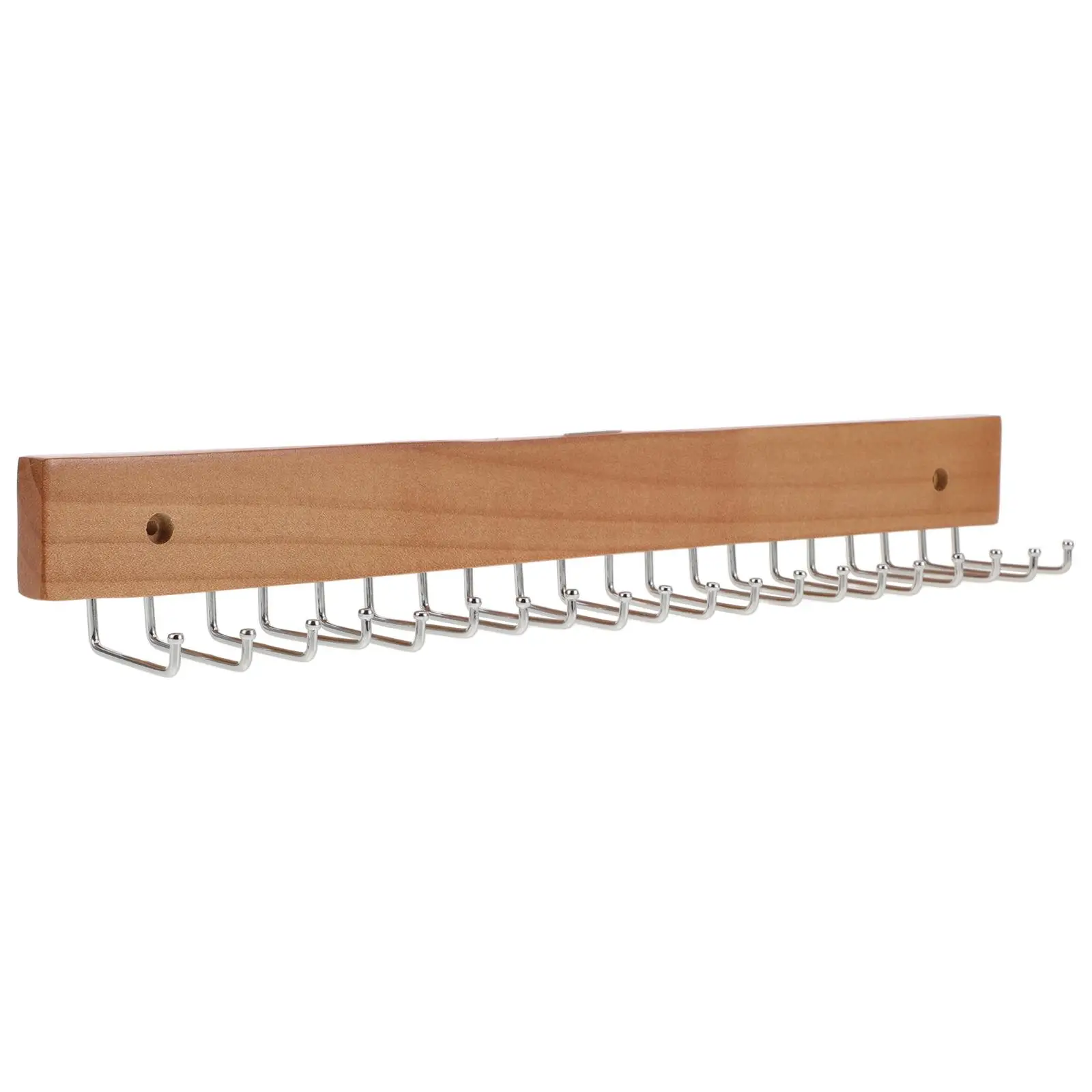 

Indoor Wall Belt Hanger Hanging Rack Tie Holder Organizer Wooden Metal With Hooks And Scarf Mounted