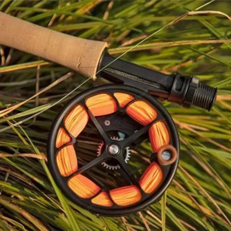 For Freshwater Stream Fly Fishing Wheel Fly Wheel Burning Full Metal Fishing Gear Fishing Wheel